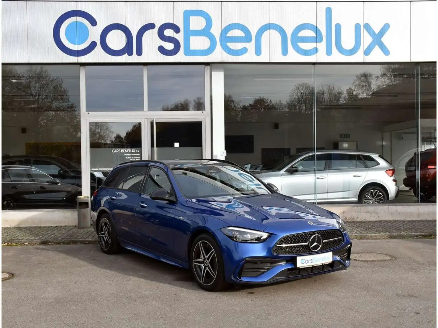 Mercedes-Benz C 300 de Break AMG Line 9G-Tronic TO MEMO CAM360 ATT RMQ Bleu - 1