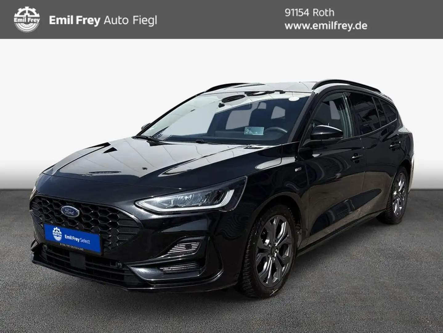 Ford Focus Turnier 1.5 EcoBlue Start-Stopp-System Aut. Zwart - 1