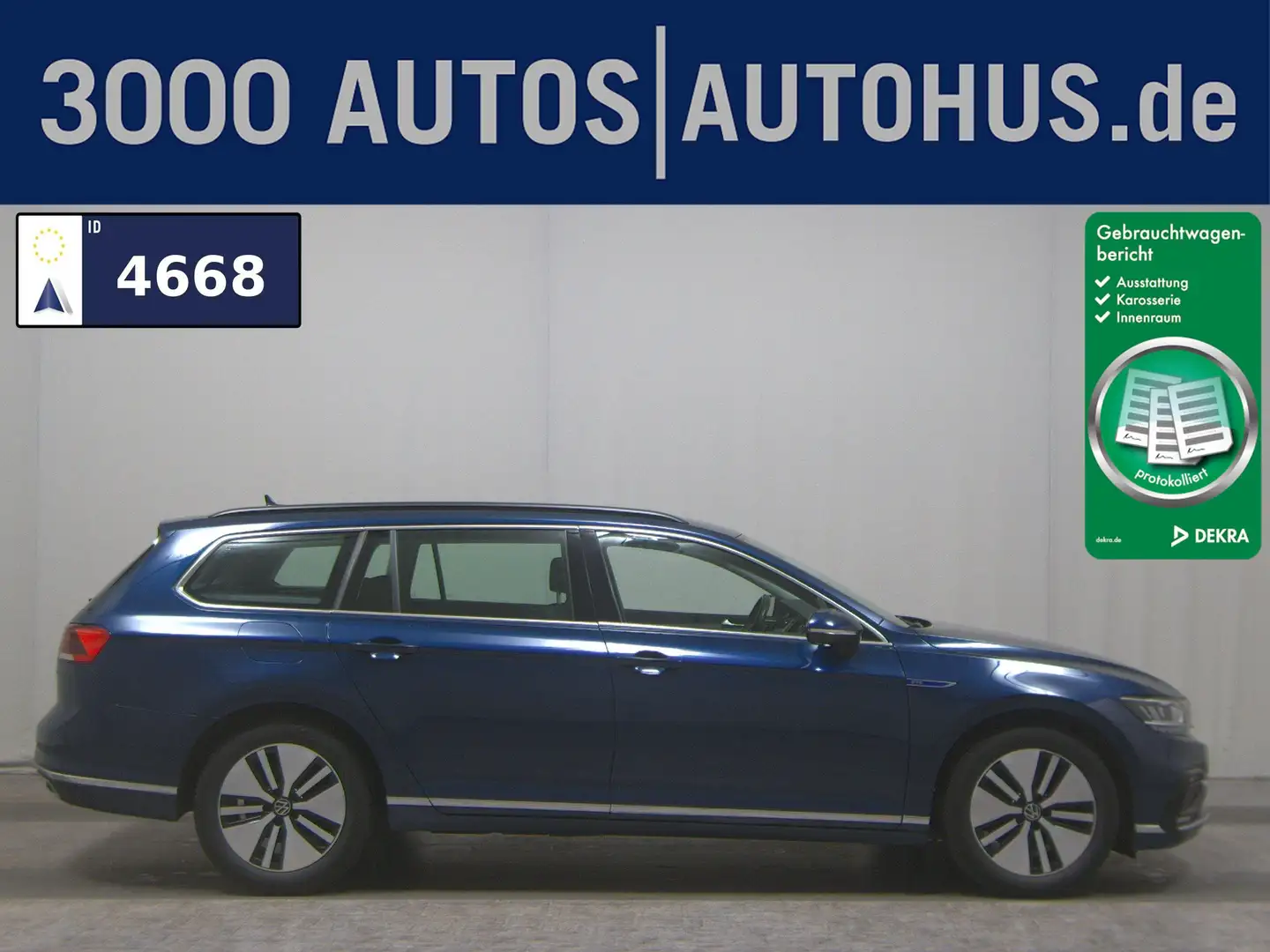 Volkswagen Passat Var. GTE 1.4 TSI Navi LED PDC ACC Bleu - 1