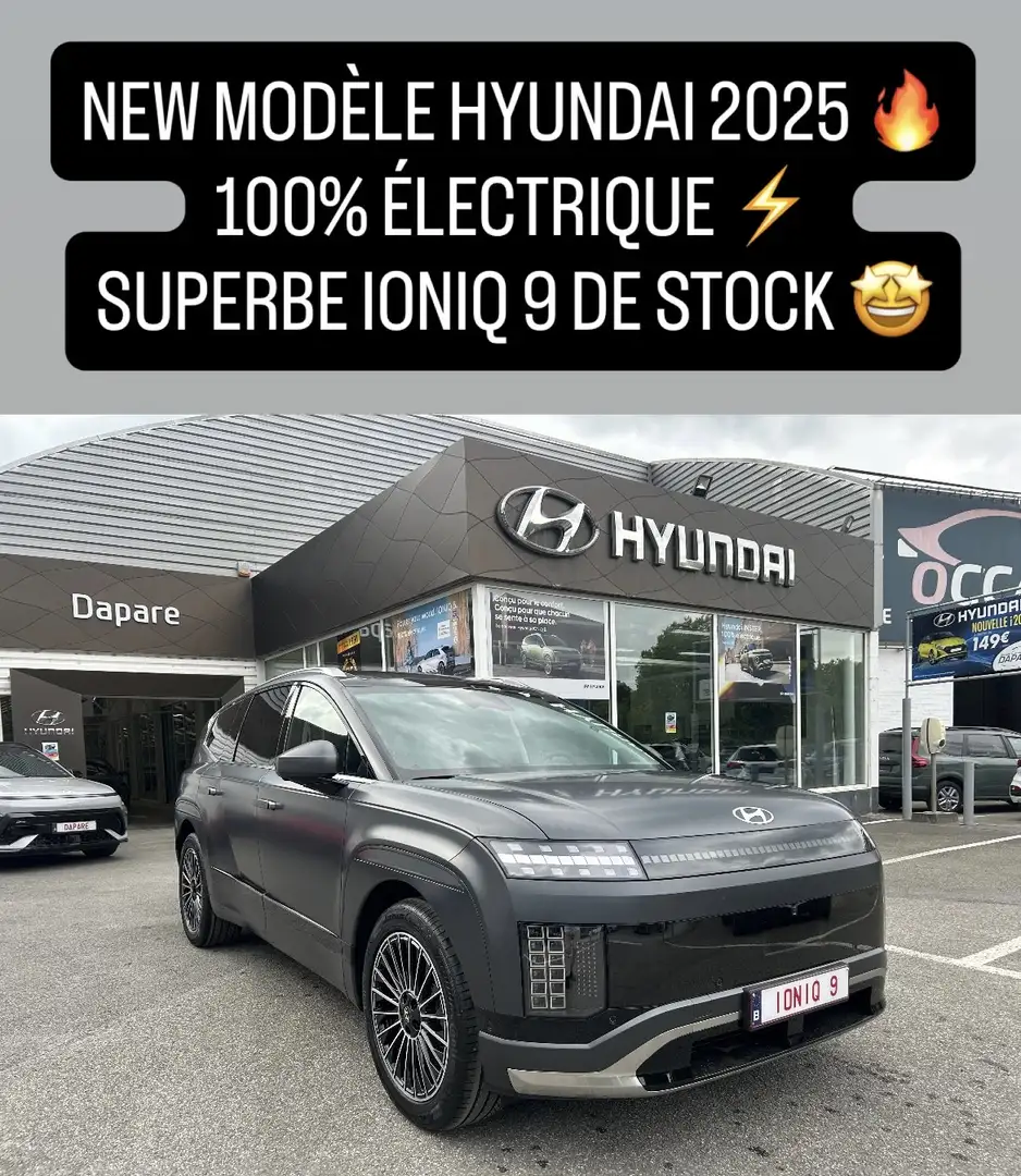 Hyundai IONIQ 9 CALLIGRAPHY NEW MODELE 2025 100% ELECTRIQUE Gris - 1