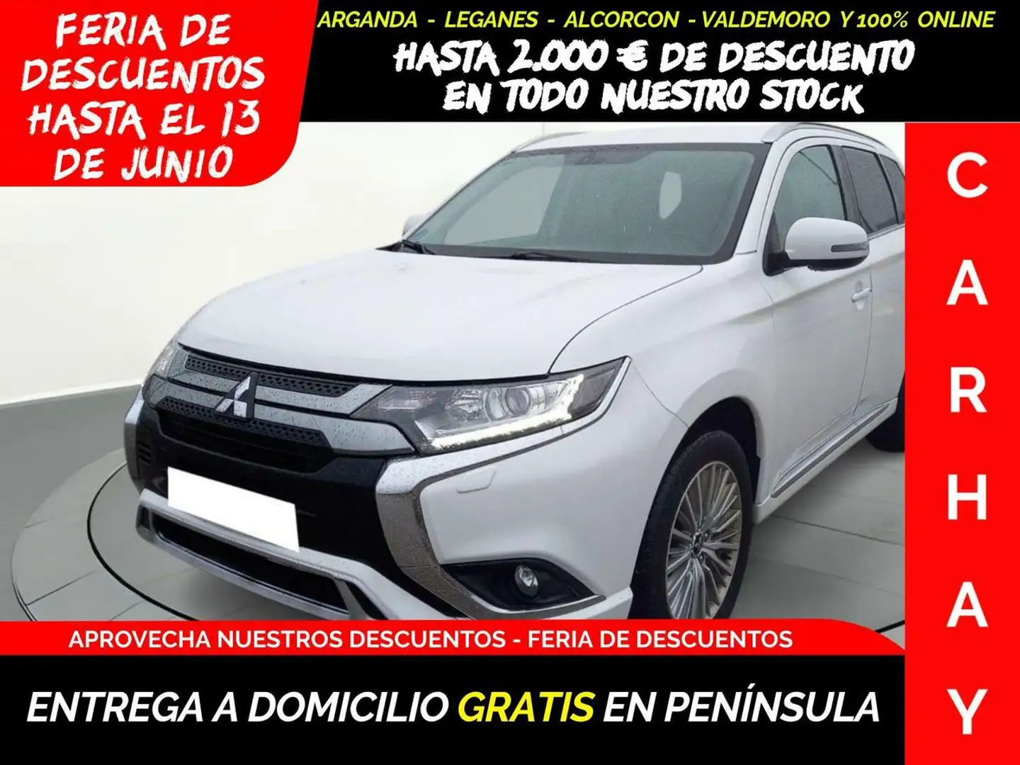 Mitsubishi Outlander 2.4 PHEV MOTION AUTO 4WD Blanco - 1