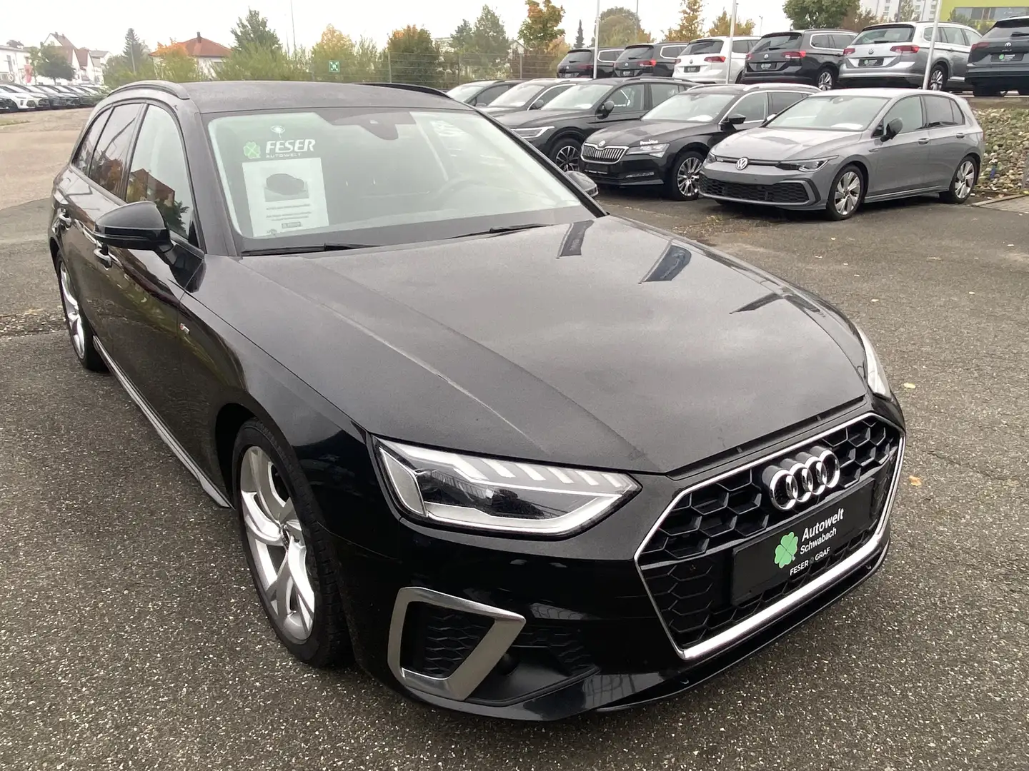 Audi A4 Avant 35 TDI Str. S line AHK KAM LED NAVI 18" Nero - 2