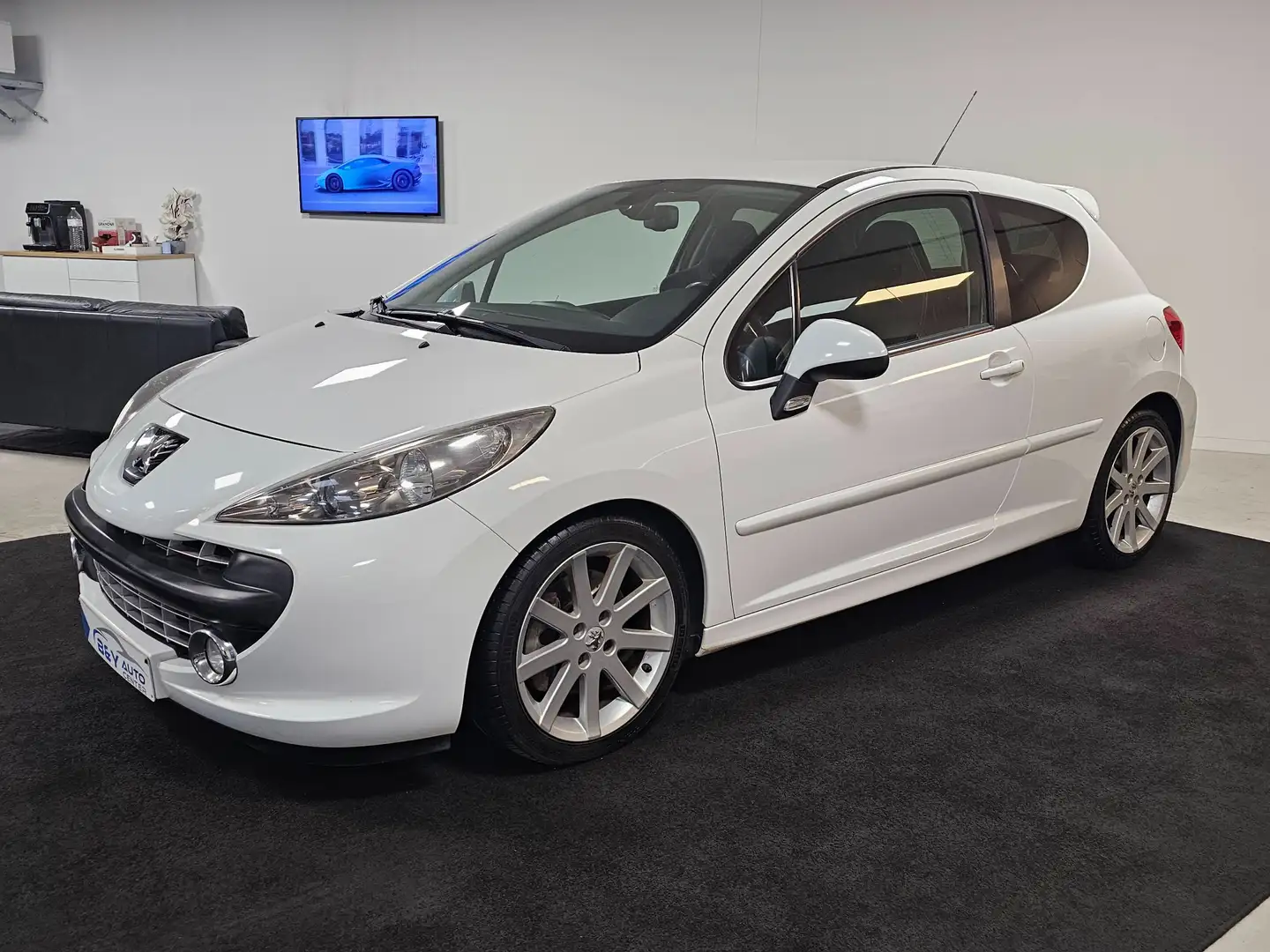 Peugeot 207 RC 1.6 Turbo 174 pk- Leder -Airco - Cruise control Wit - 2