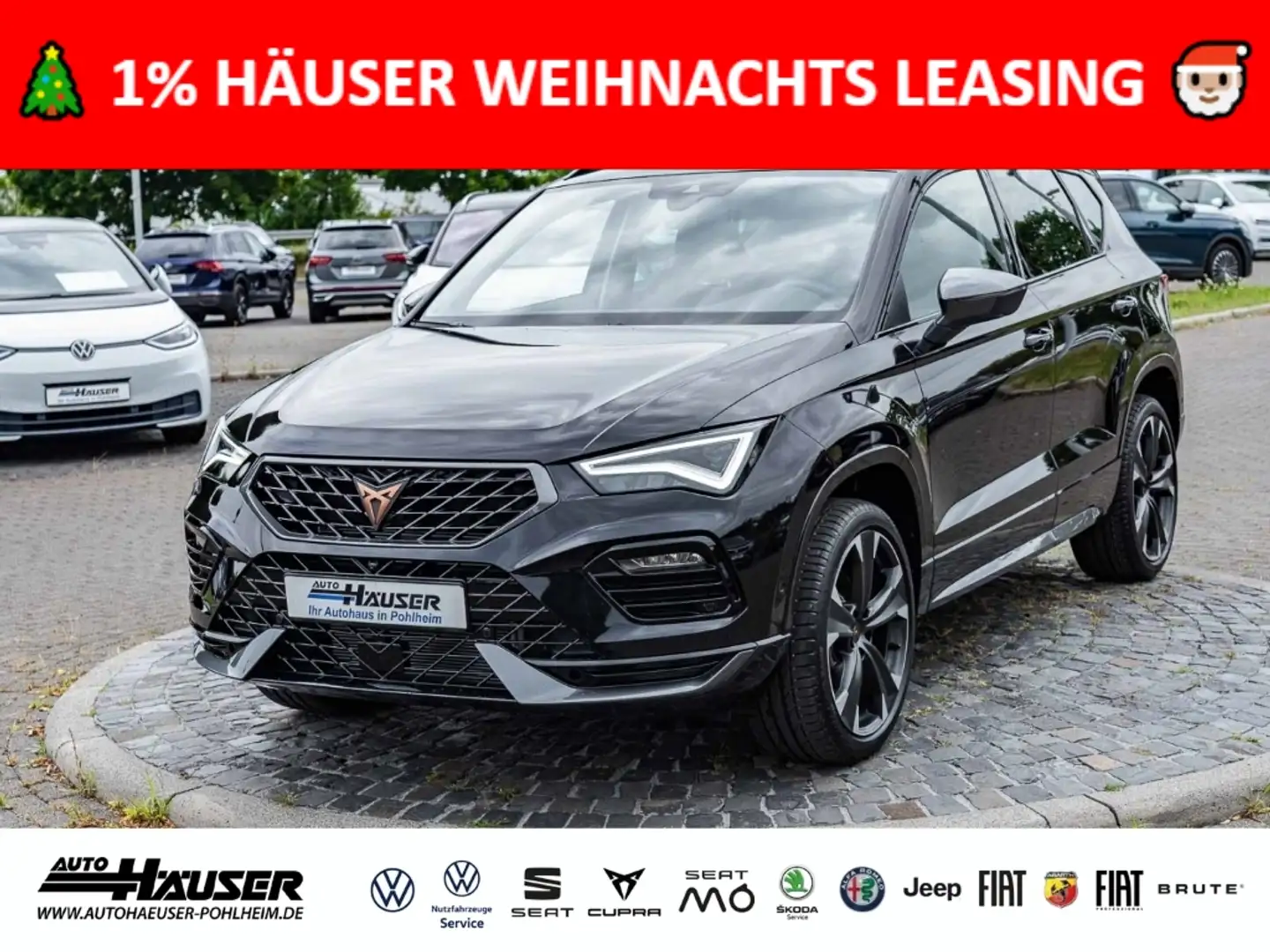 CUPRA Ateca 1.5 TSI DSG EL. HECKKL. TOP-VIEW NAVI ACC PARK LED Schwarz - 1