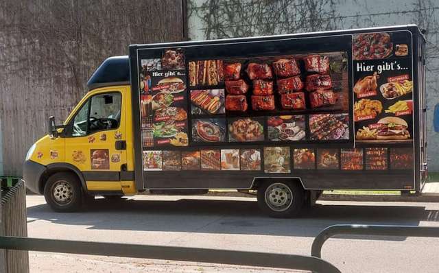 Imagine Iveco Daily Großer Küchen-Imbisswagen