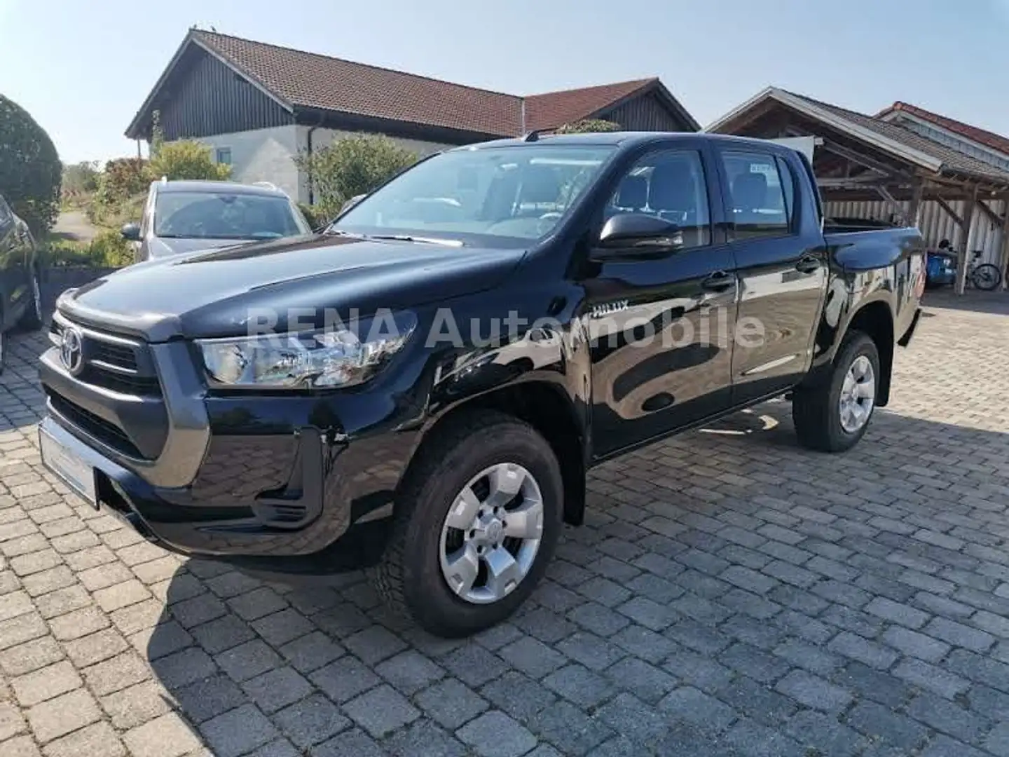 Toyota Hilux 2.8 Double Cab 4x4*Klima*APP*SHZ*Tempomat* Negro - 1