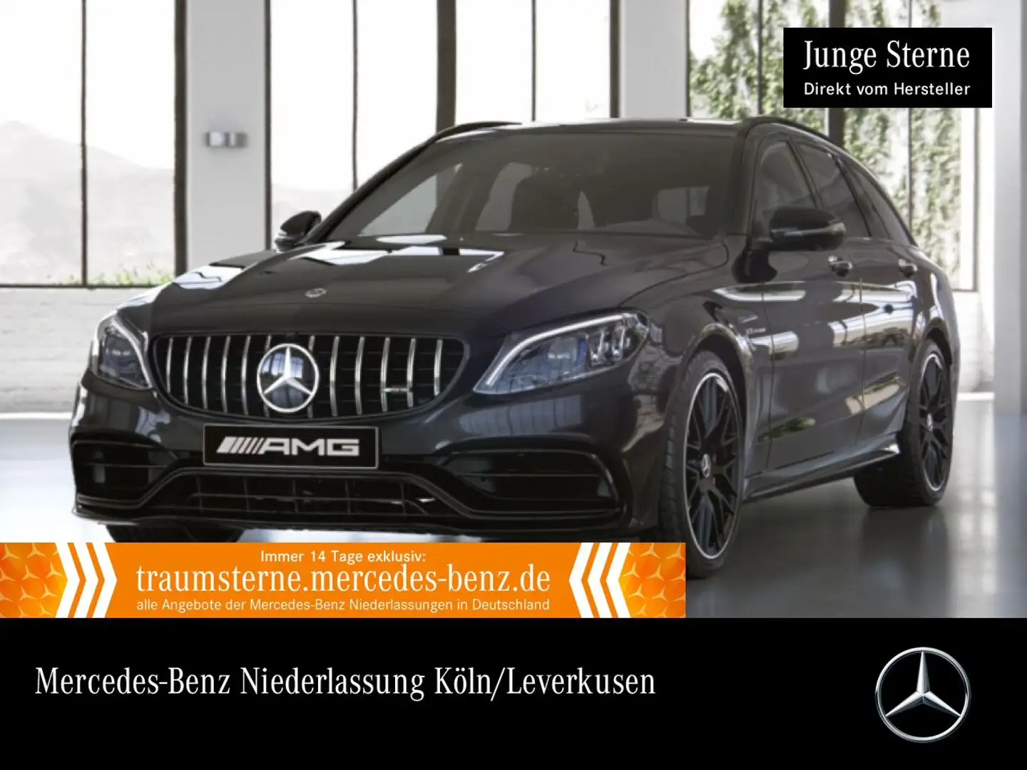 Mercedes-Benz C 63 AMG C 63 S T-Modell NIGHT+DRIVERS+PANO+360+MULTIBEAM Schwarz - 1