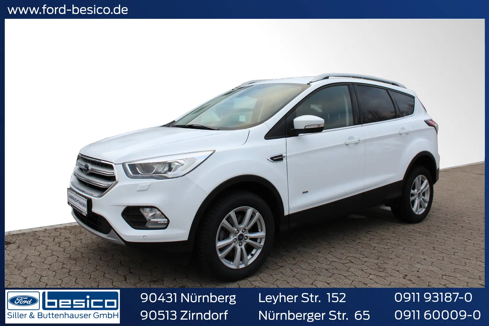 Ford Kuga Cool&Connect 1,5EcoBoost*Automatik*Navi*4x4*PDC Blanco - 1