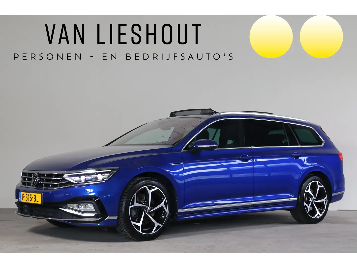 Volkswagen Passat Variant 1.5 TSI R-Line Business + NL-Auto!! -- HEMELVAARTS Blauw - 1