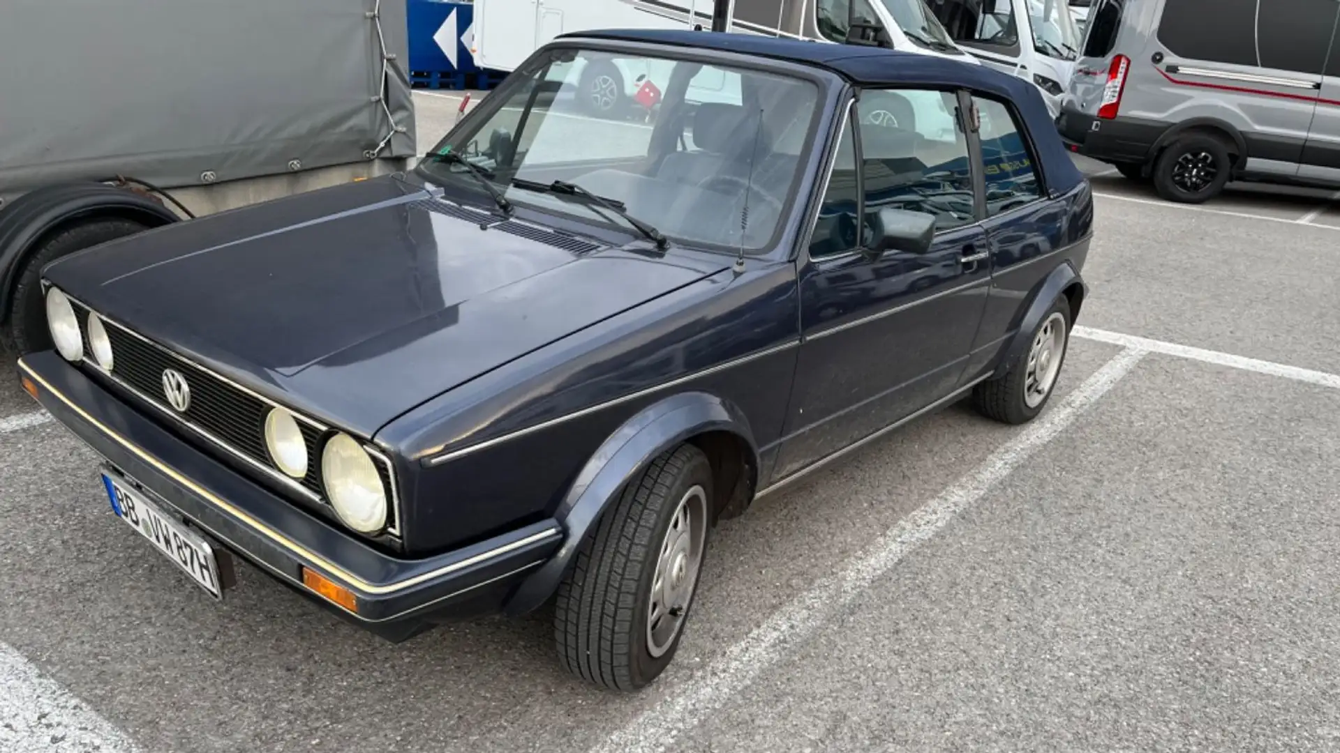 Volkswagen Golf Cabrio,Zahnriemen erneuert,T.Leder,Tüv Neu! Blauw - 1