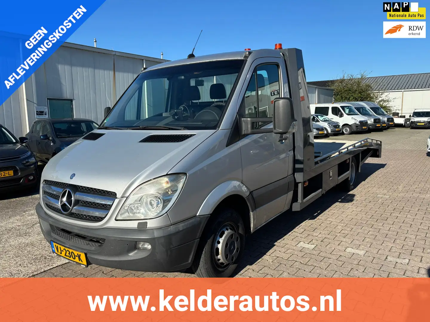 Mercedes-Benz Sprinter 518 3.0 CDI 432 DC Oprijwagen Tijhof Zilver - 1