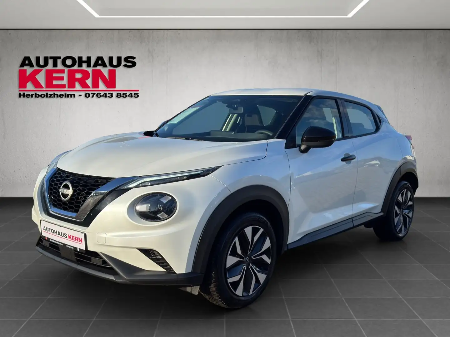 Nissan Juke 1.0DIG-T Acenta "Navi,Kamera,Sitzhzg." Blanc - 1