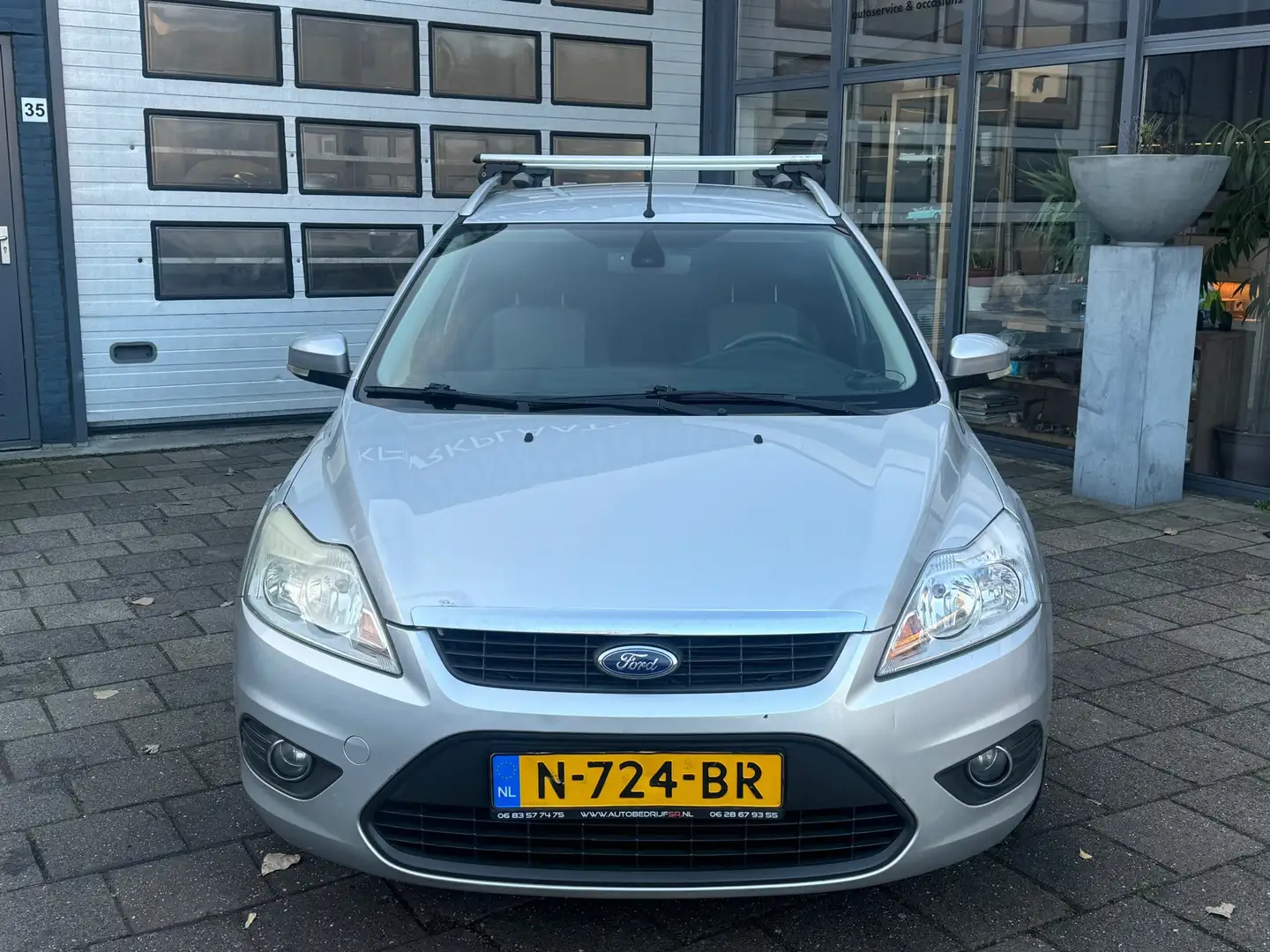 Ford Focus Wagon 1.8 Ghia Flexi Fuel | Elek-Pakket | Airco Grau - 2