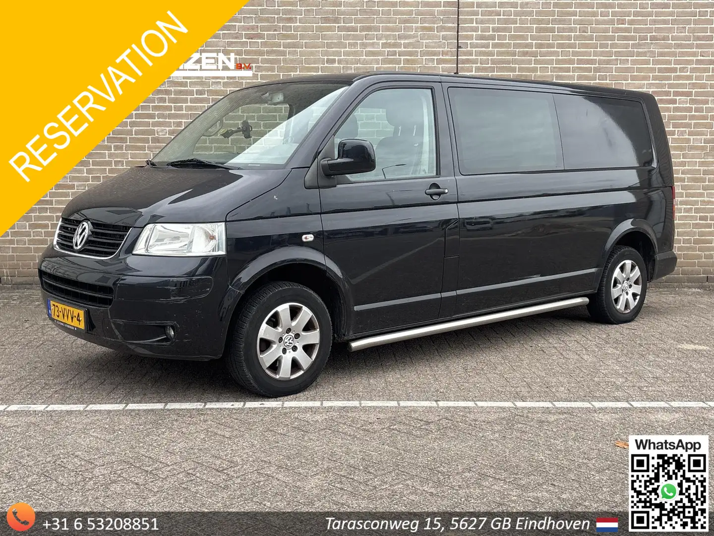 Volkswagen T5 Transporter 2.5 TDI 340 4Motion Trendline DC | €4950,- NETTO! Negro - 1