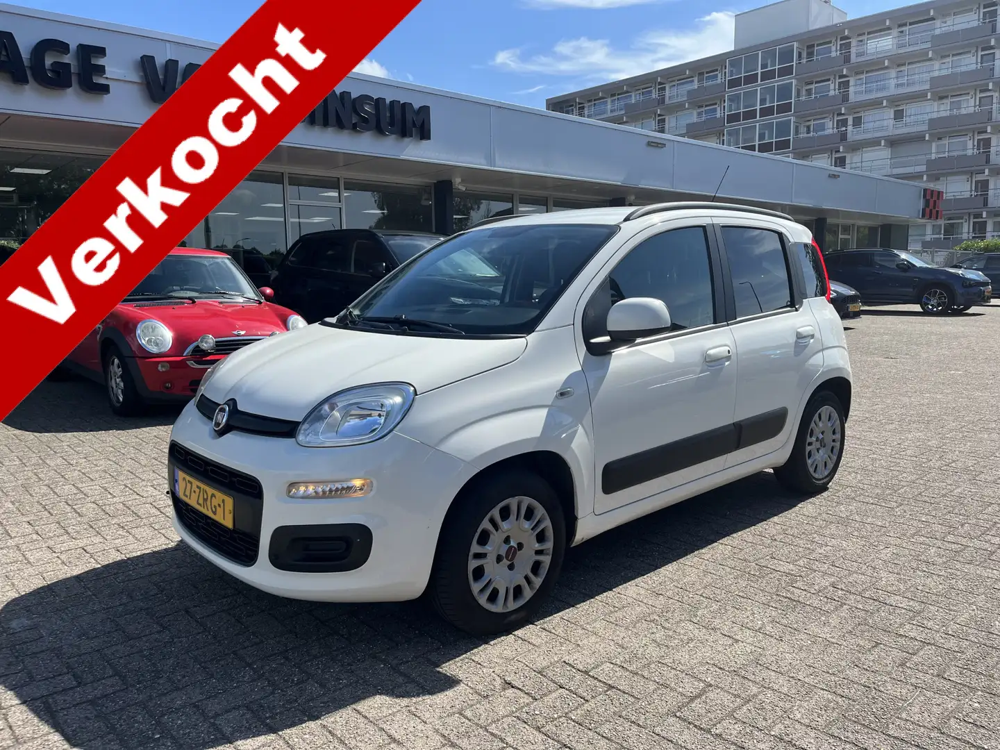 Fiat Panda 0.9 TwinAir Lounge Airco Automaat Nap Blanco - 1