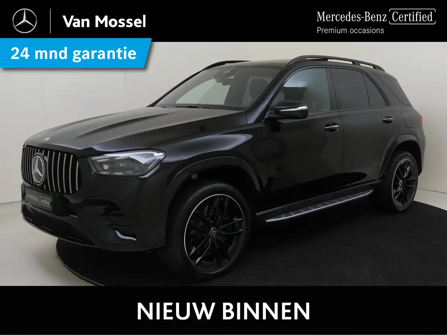 Mercedes-Benz GLE 400 e 4MATIC AMG Line /Panoramadak /Burmester /Night p Zwart - 1