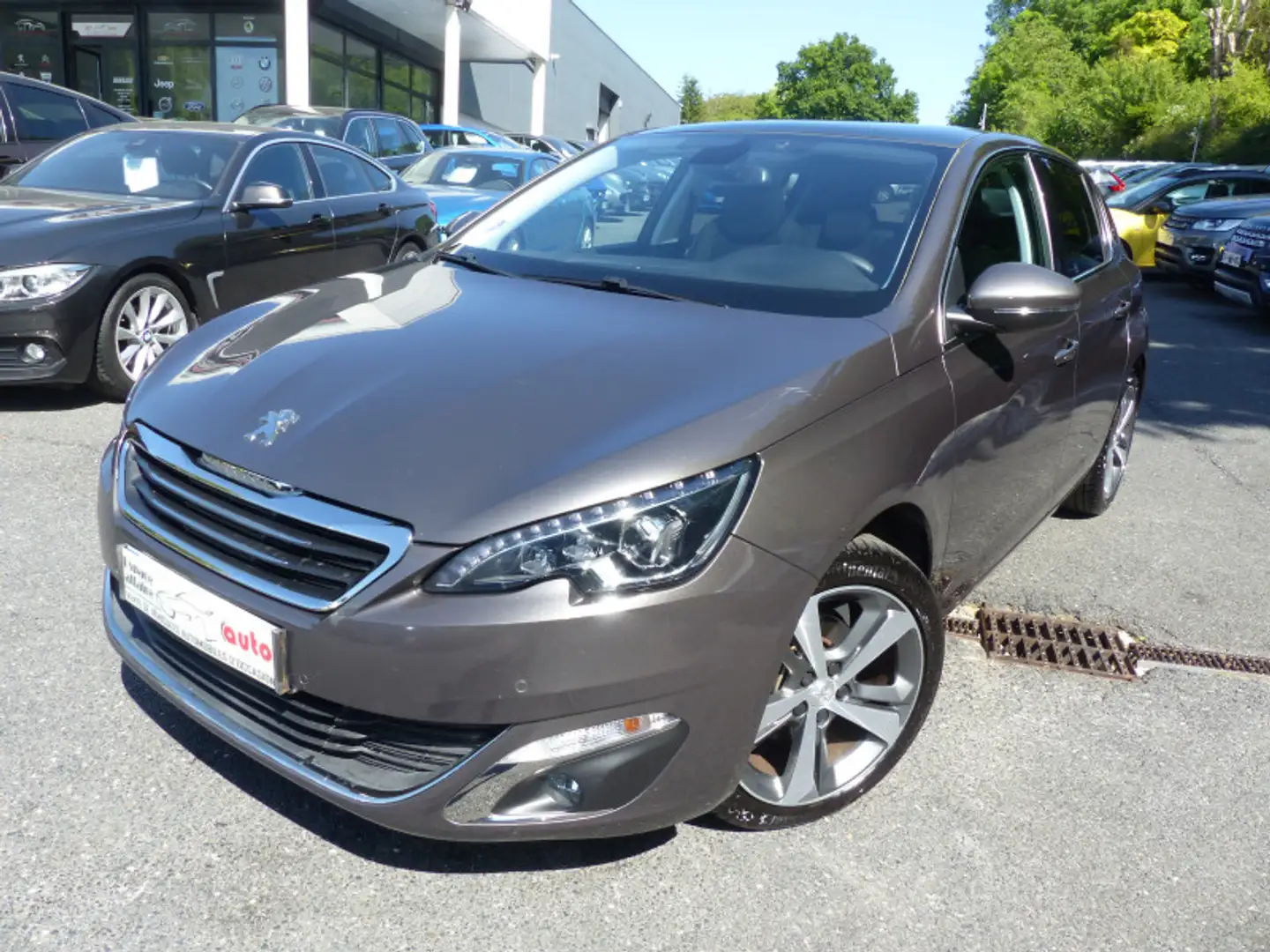 Peugeot 308 1.2 PURETECH 130CH ALLURE S\u0026S EAT6 5P Gris - 1