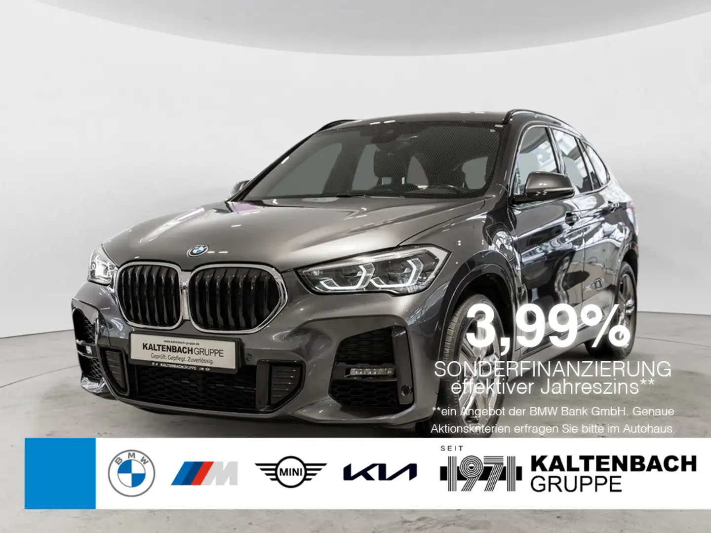 BMW X1 xDrive 25e M-Sport AHK HUD LED NAVI SHZ Grau - 1