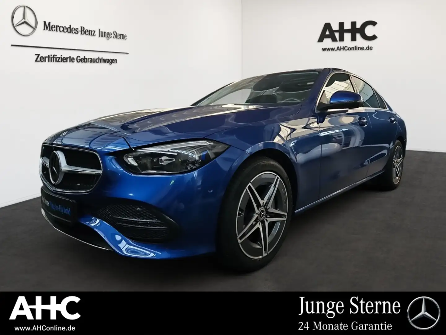 Mercedes-Benz C 300 e Avantg. AHK Distro.+ Pano Sitzklima 360° Blau - 1