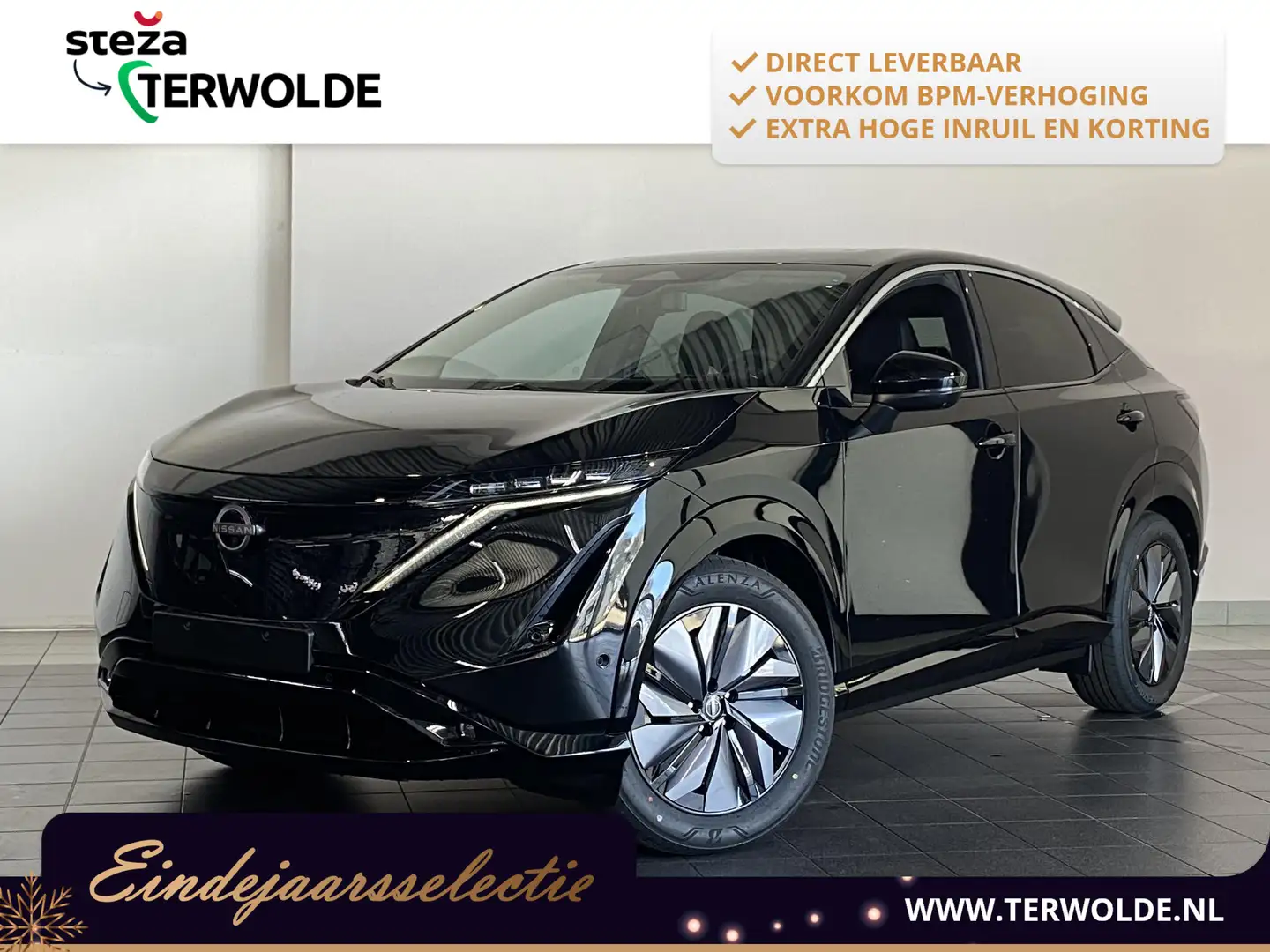 Nissan Ariya Advance Edition Plus 66 kWh | € 14.000 Voordeel|Ad Zwart - 1