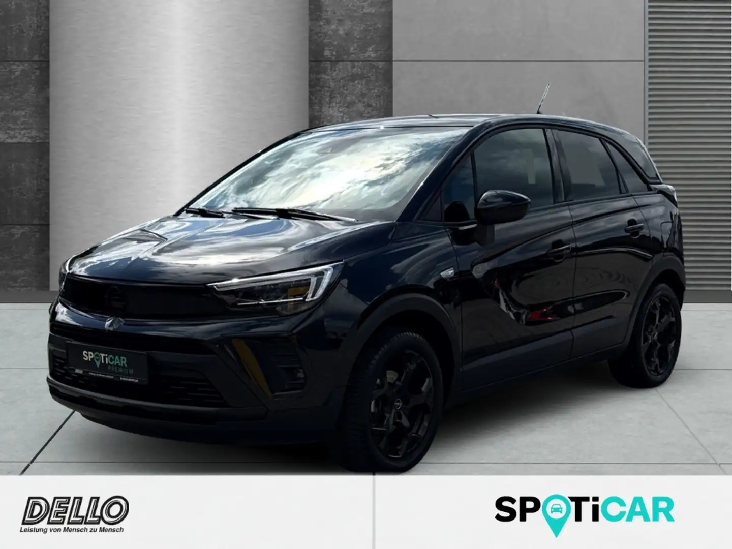 Opel Crossland 1.2 Turbo ELEGANCE AHK-abnehmbar Navi LED Apple Ca Negro - 1