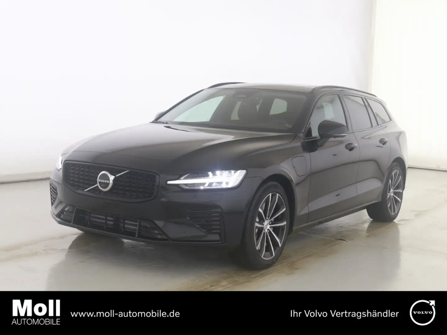 Volvo V60 Kombi Ultra Dark Recharge Plug-In Hybrid AWD HUD S Schwarz - 1