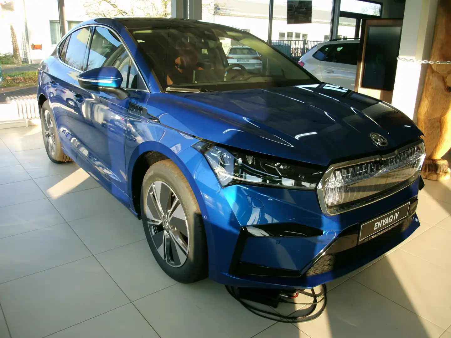 Skoda Enyaq 80 Lodge Blau - 2