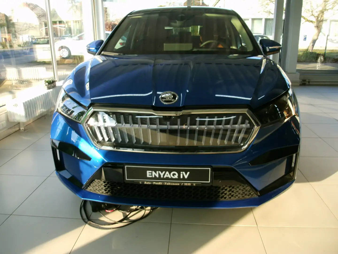 Skoda Enyaq 80 Lodge Blau - 1