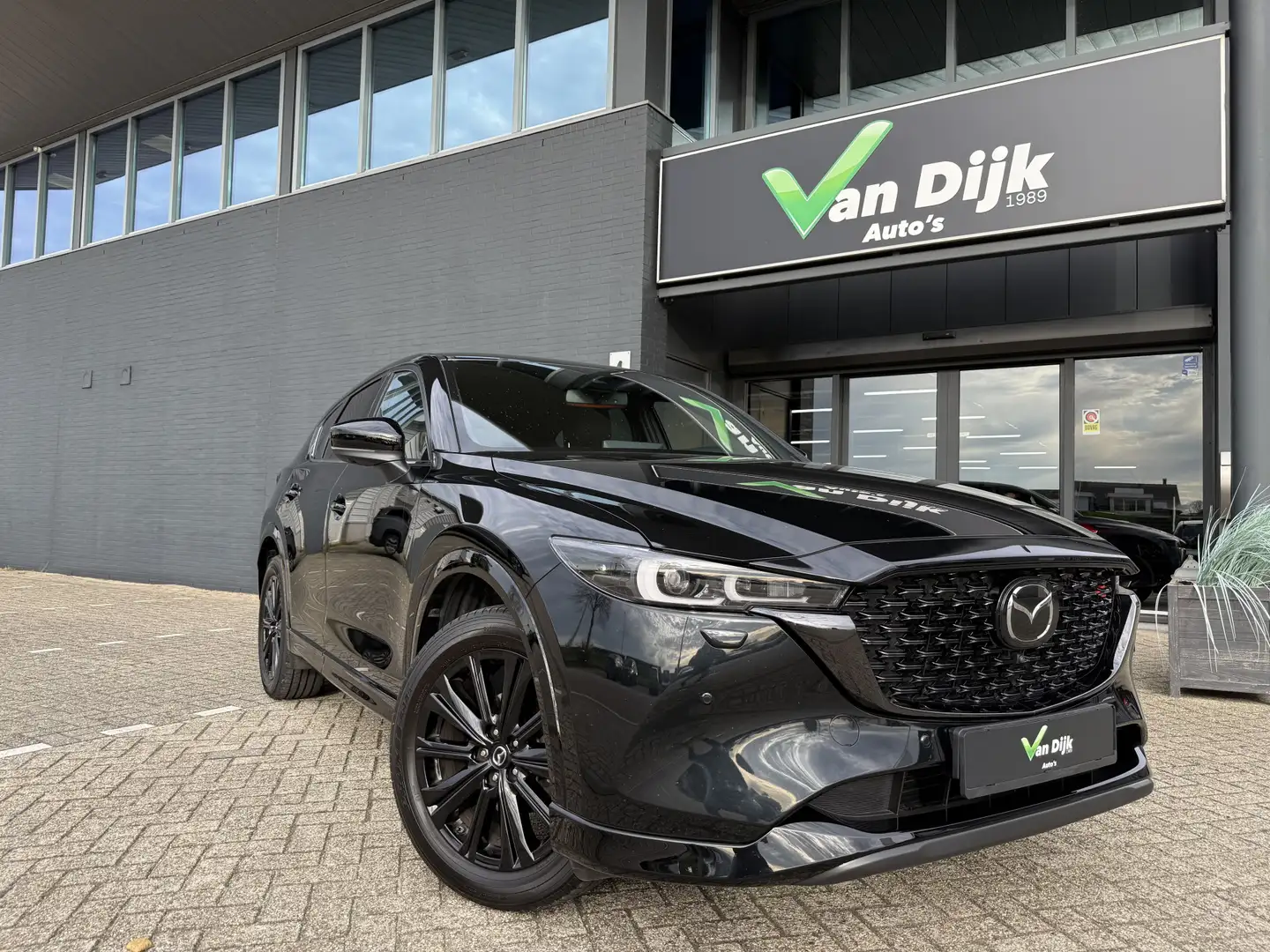 Mazda CX-5 2.0 M Hybrid Leer Trekhaak Navi 360Camera Bose Noir - 1