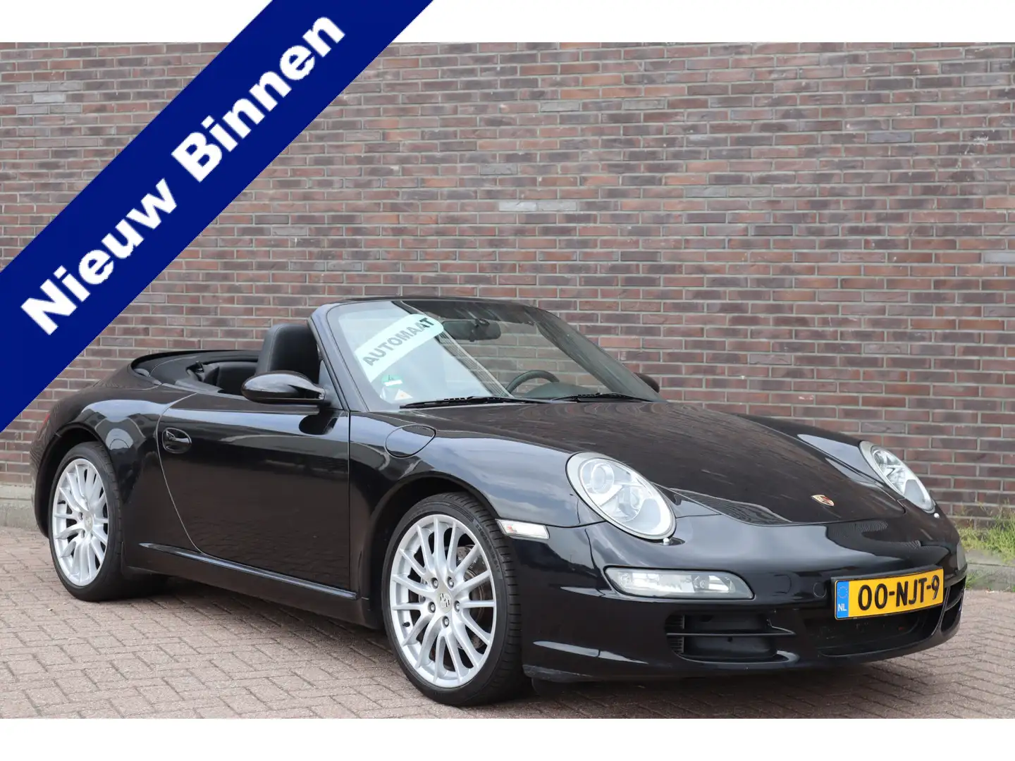 Porsche 997 Cabrio 3.6 Carrera cabriolet AUTOMAAT YOUNGTIMER F Zwart - 1