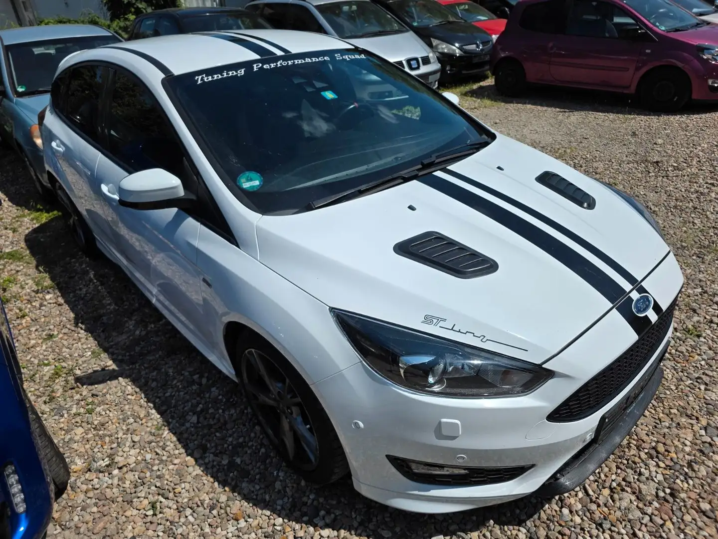 Ford Focus Lim. ST-Line-TOP ZUSTD-8XALU-TÜV 03/27 Bianco - 2