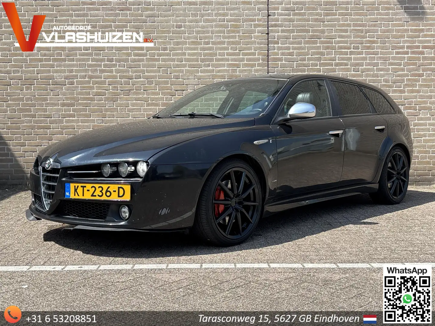 Alfa Romeo 159 Sportwagon 2.4 JTD Elegante Q4 | Leder | Pano | Cl Zwart - 1