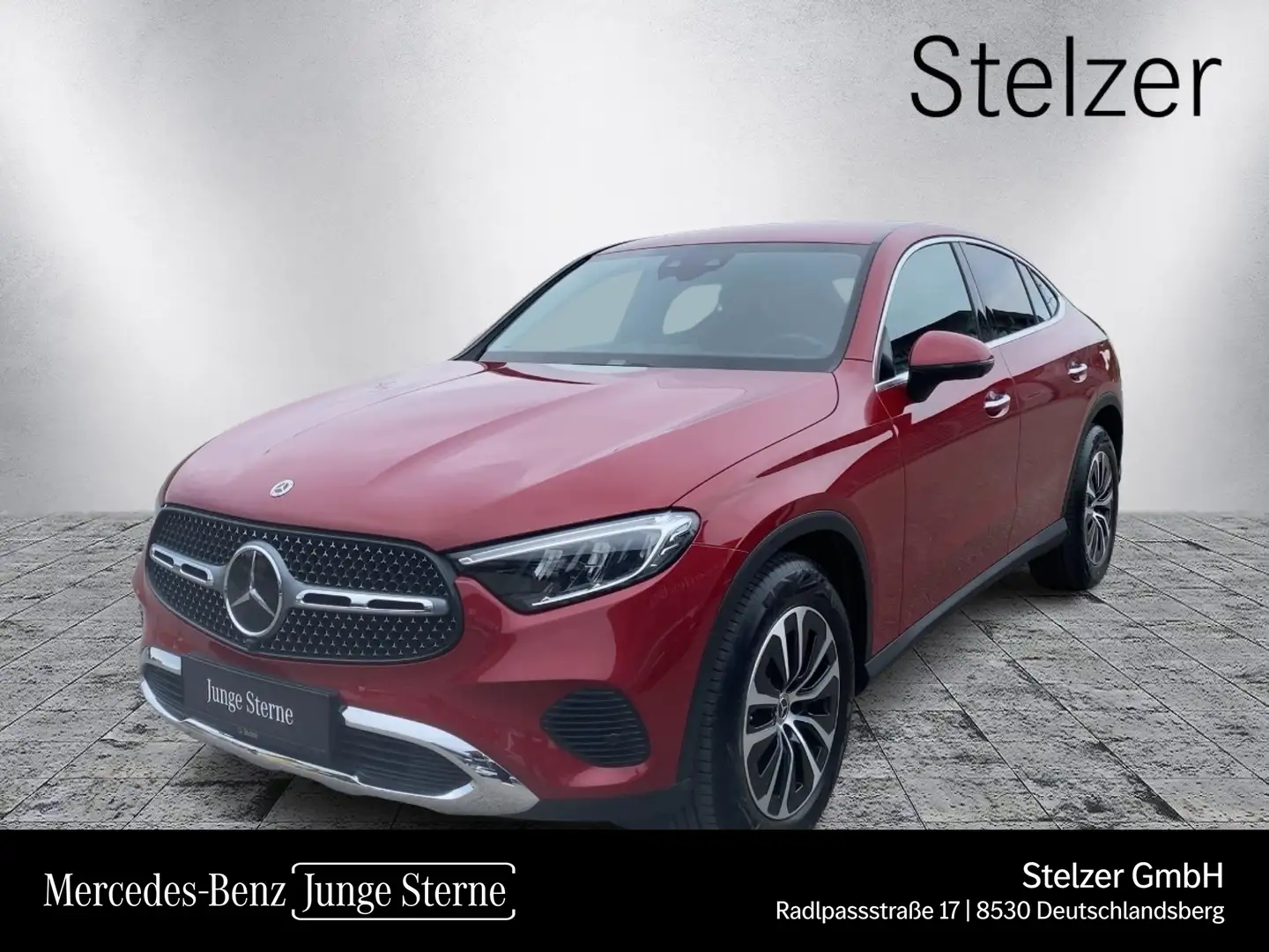 Mercedes-Benz GLC 220 d 4MATIC Coupé FAP Distr Navi HUD KeyGo Rosso - 1