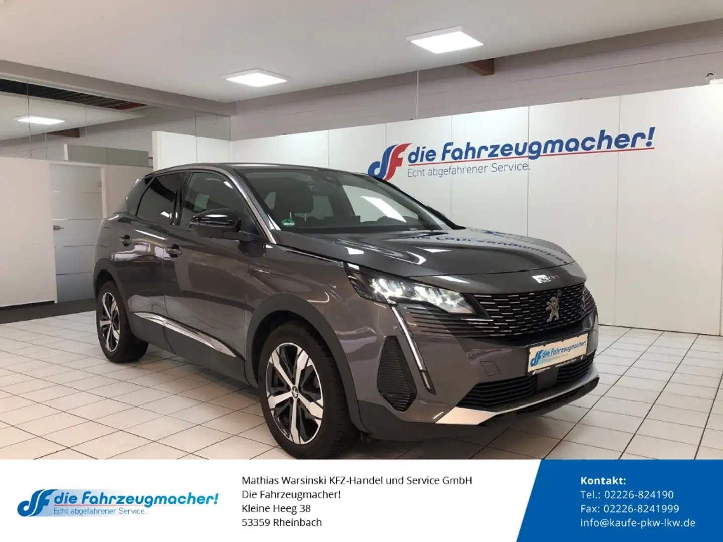 Peugeot 3008 Allure Pack 1.5 BlueHDi Navi Digitales Cockpit LED Szürke - 1
