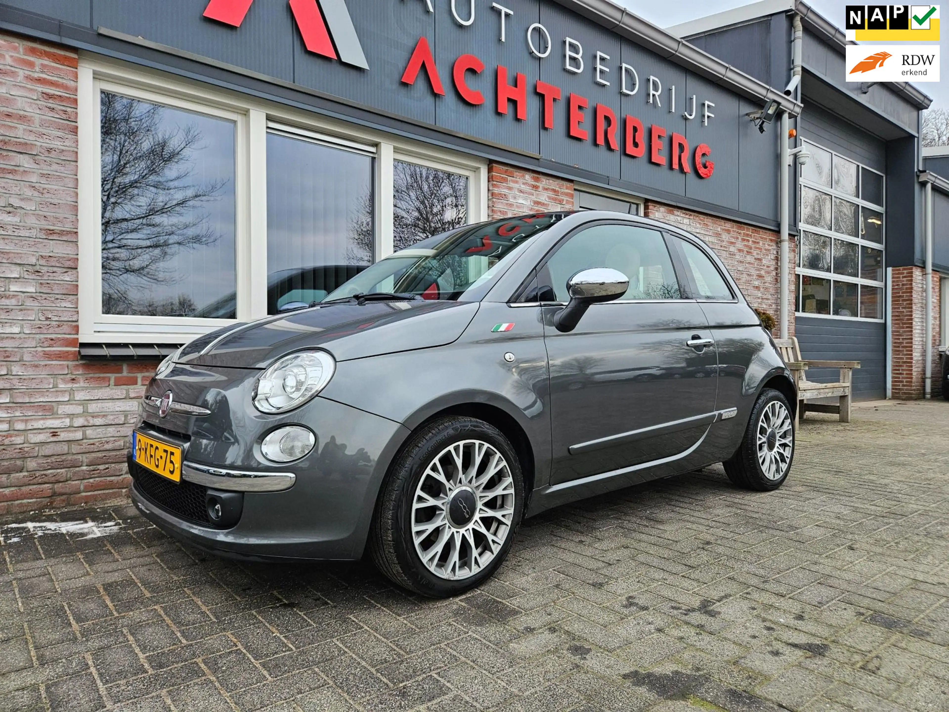 Fiat 500 0.9 TwinAir Lounge Leer! Xenon! Panoramadak! Leuke