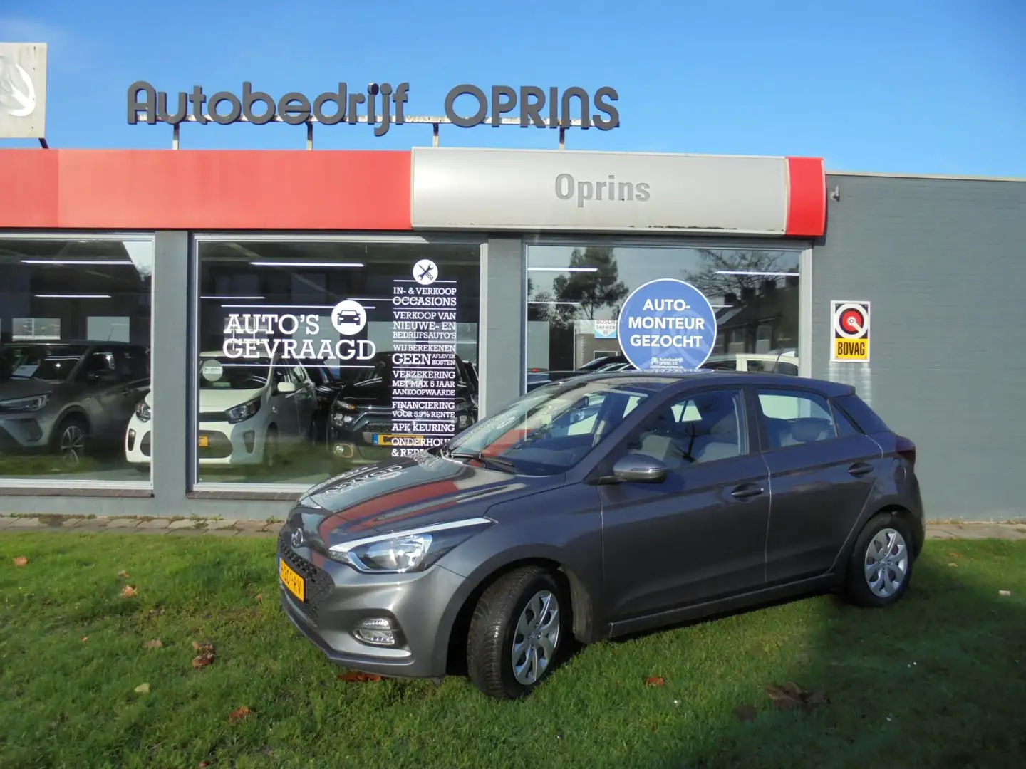 Hyundai i20 1.0 T-GDI Comfort 5drs , NL-Auto, Climate Control, Grijs - 1