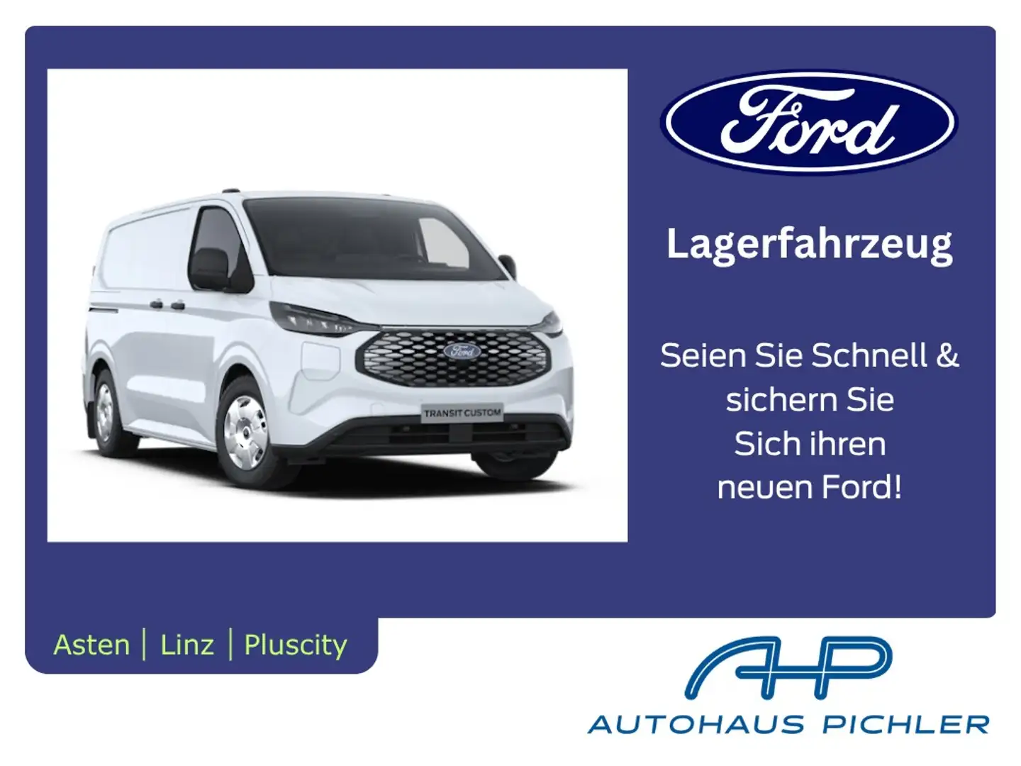 Ford Transit Transit Custom Kasten DK 2,0 EcoBlue L2H1 320 L... Weiß - 1
