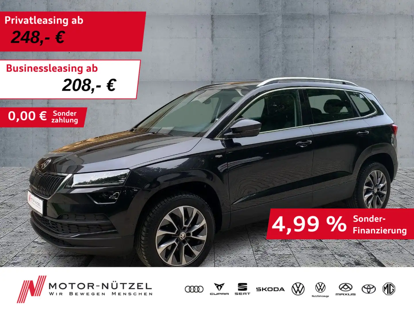 Skoda Karoq 1.0 TSI DRIVE 125 LED+APP+GRA+SHZ+PDC+NSW Noir - 1