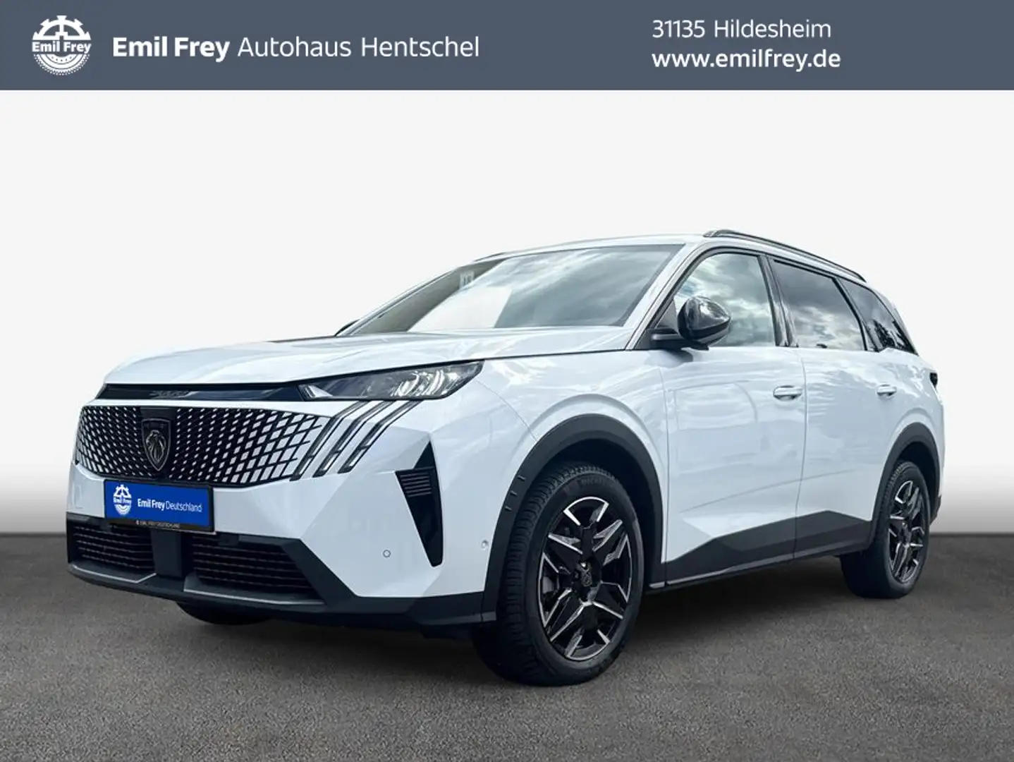 Peugeot 5008 Hybrid 136 e-DSC6 Allure FIS WINTER MET Weiß - 1