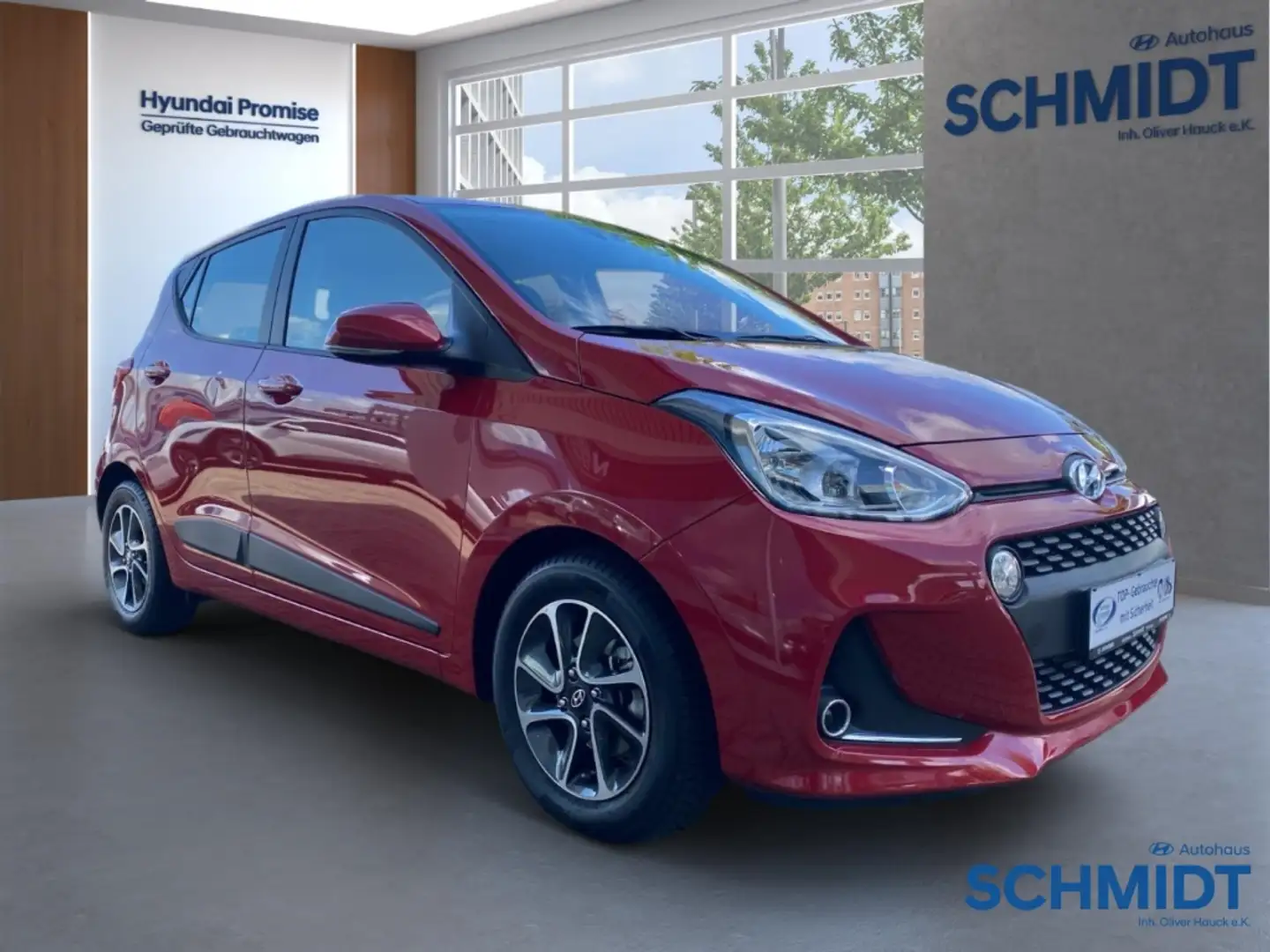 Hyundai i10 Style 1.2 Apple CarPlay Android Auto DAB SHZ Lenkr Rojo - 2