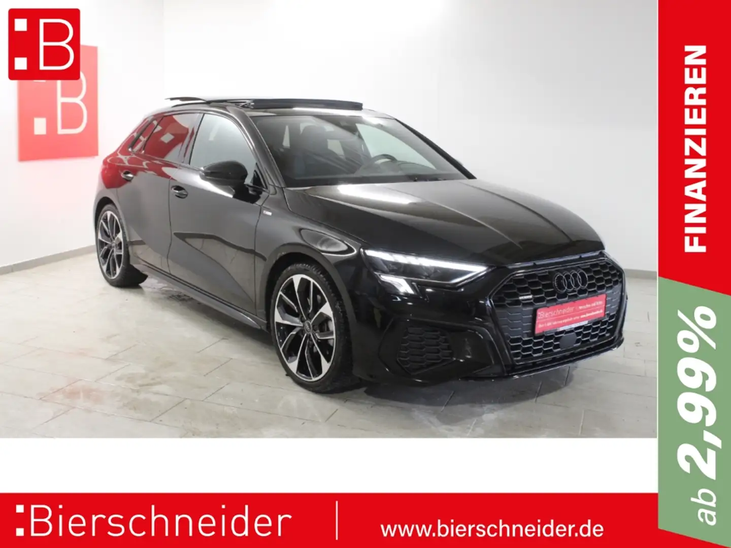 Audi A3 Sportback 40 TFSI qu. S-Tronic 2x S-Line Style* 19 Schwarz - 1