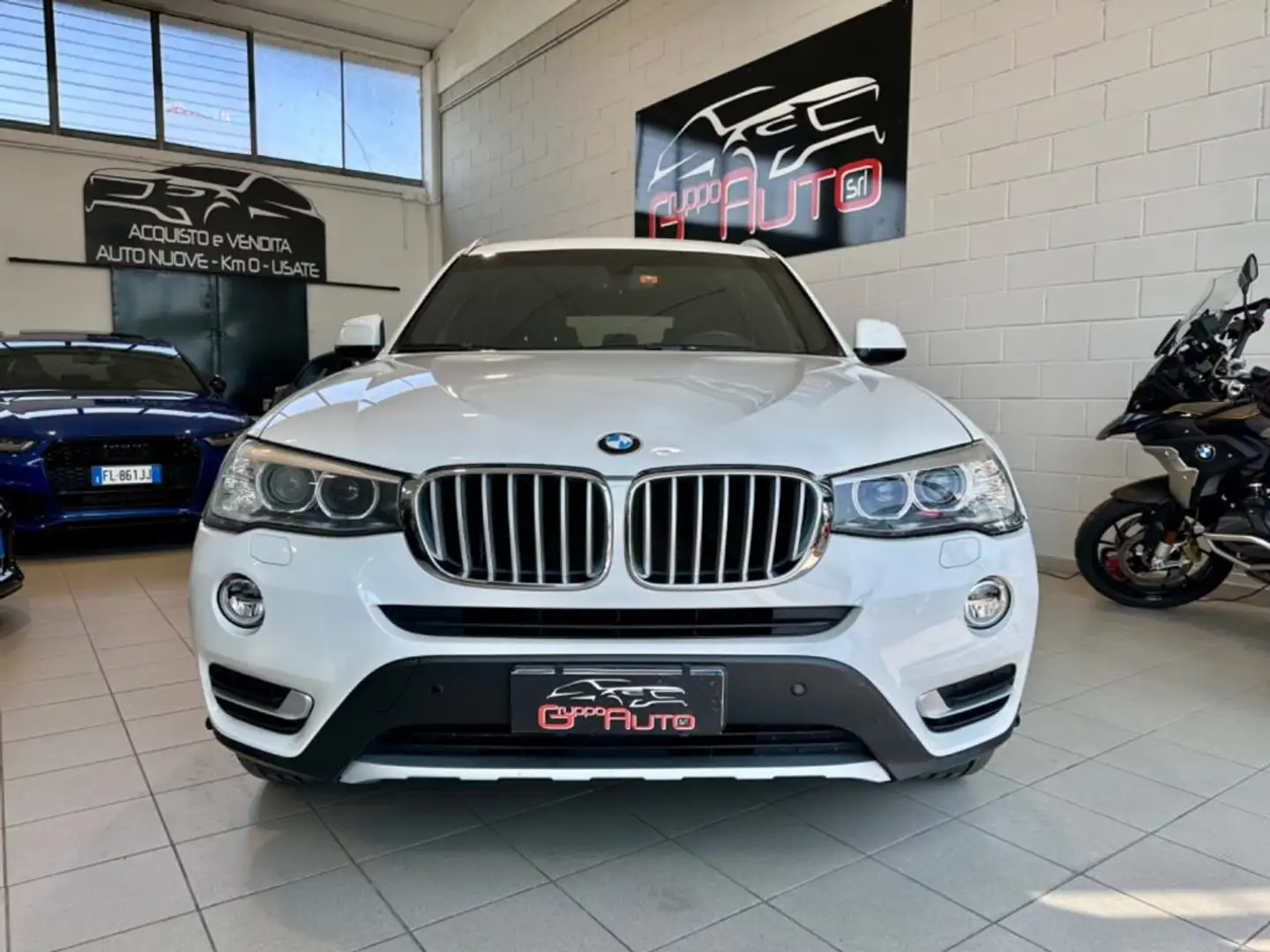 BMW X3 xDrive20d xLine *KEYLESS* Blanc - 2