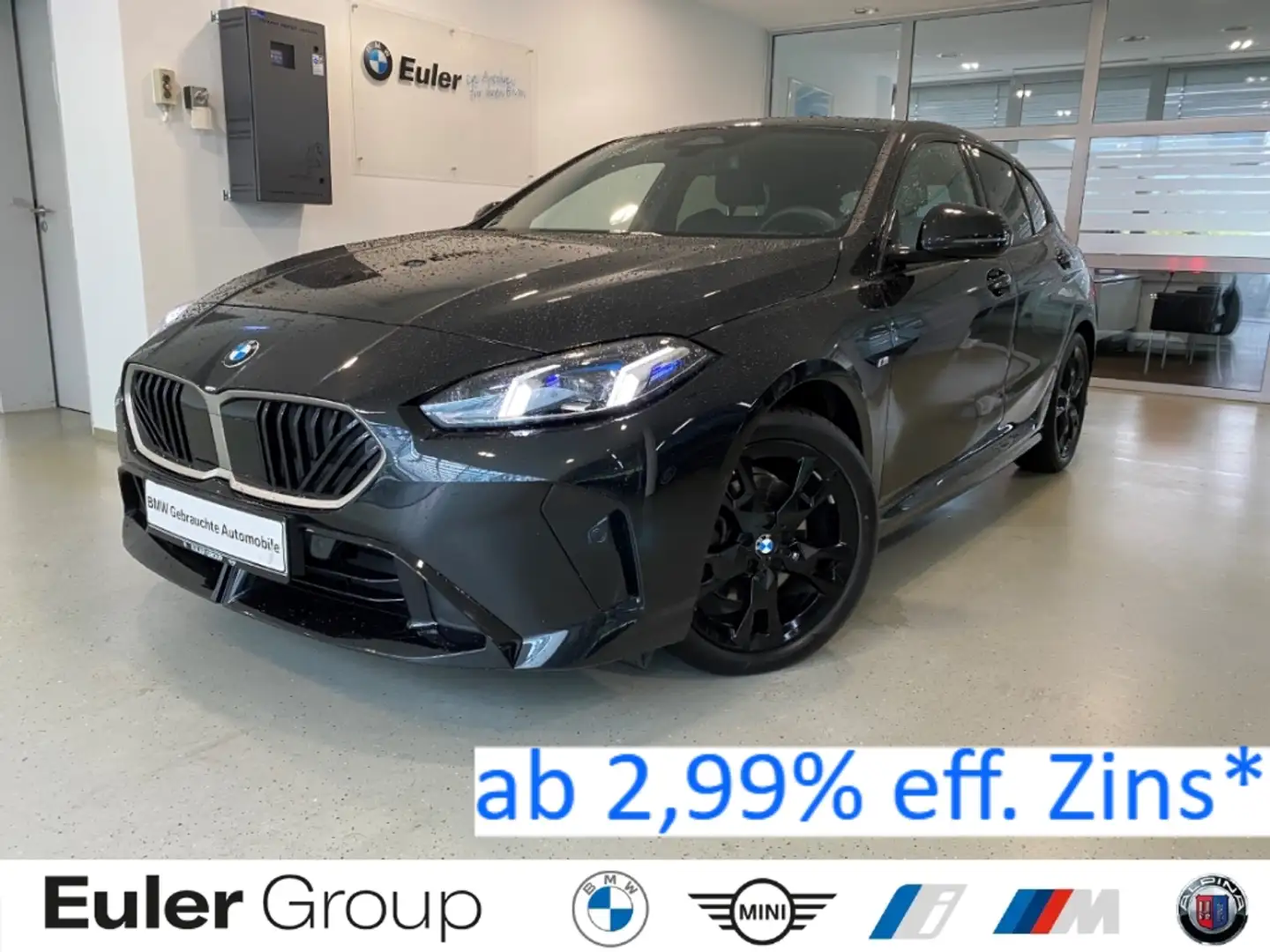 BMW 118 d F70 M Sport ad.M-FW Durchlade Sonnenschutz SHZ a Schwarz - 1