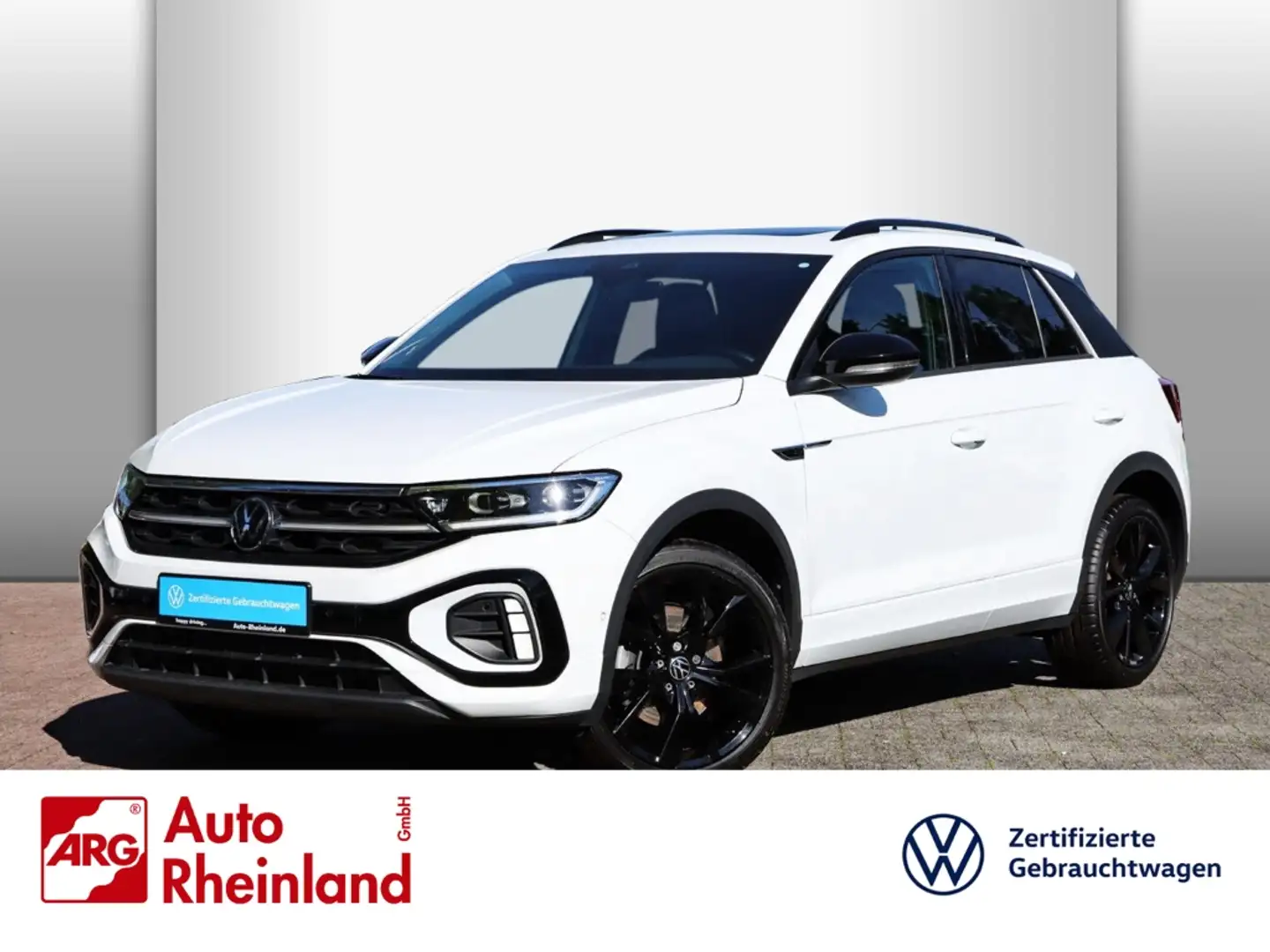 Volkswagen T-Roc R-Line 4MOTION 2.0 TSI OPF DSG AHK/PANO/LEDER Weiß - 1