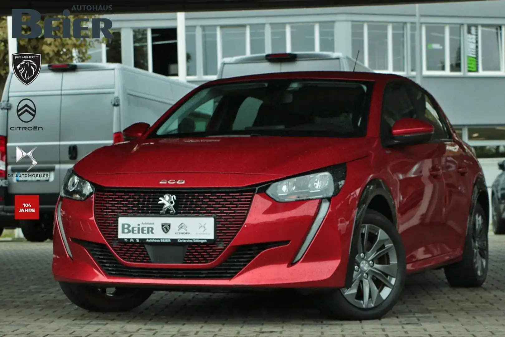 Peugeot e-208 e- Active Pack Shz. / Klima / Tempomat Rot - 1