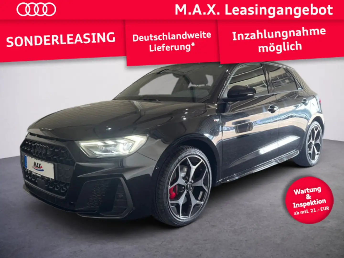 Audi A1 S line 40 TFSI OPTIK+SONOS+ACC+MMI Schwarz - 1