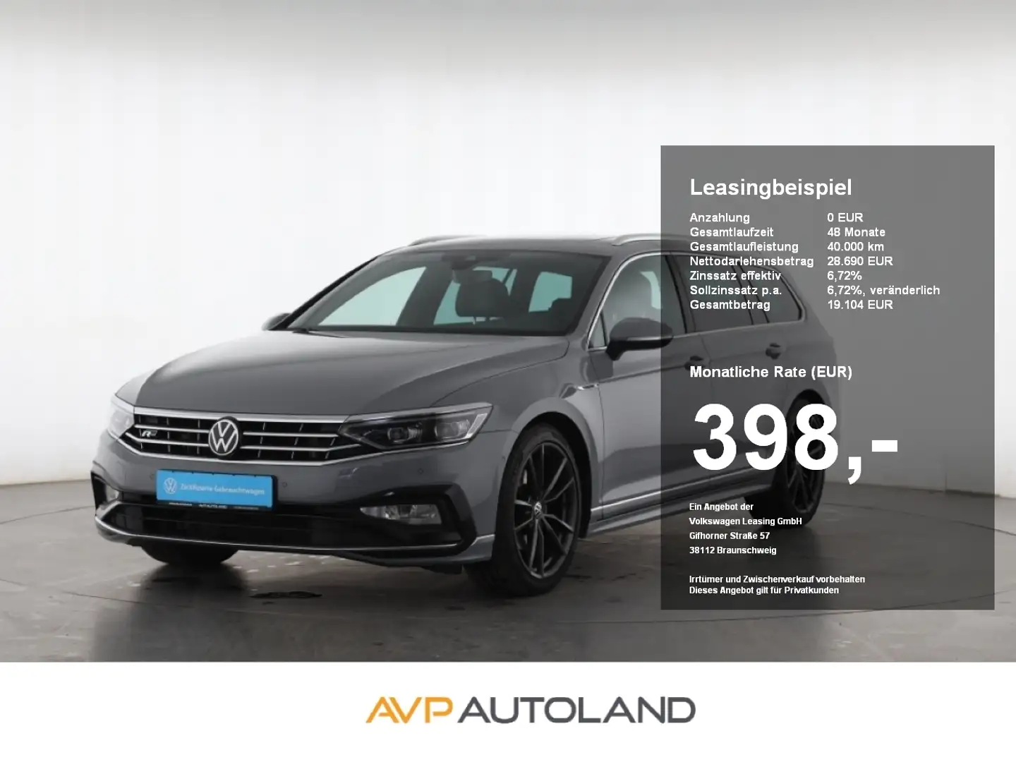 Volkswagen Passat Variant 2.0 TDI DSG 4MOTION R-Line | PANO Grau - 1