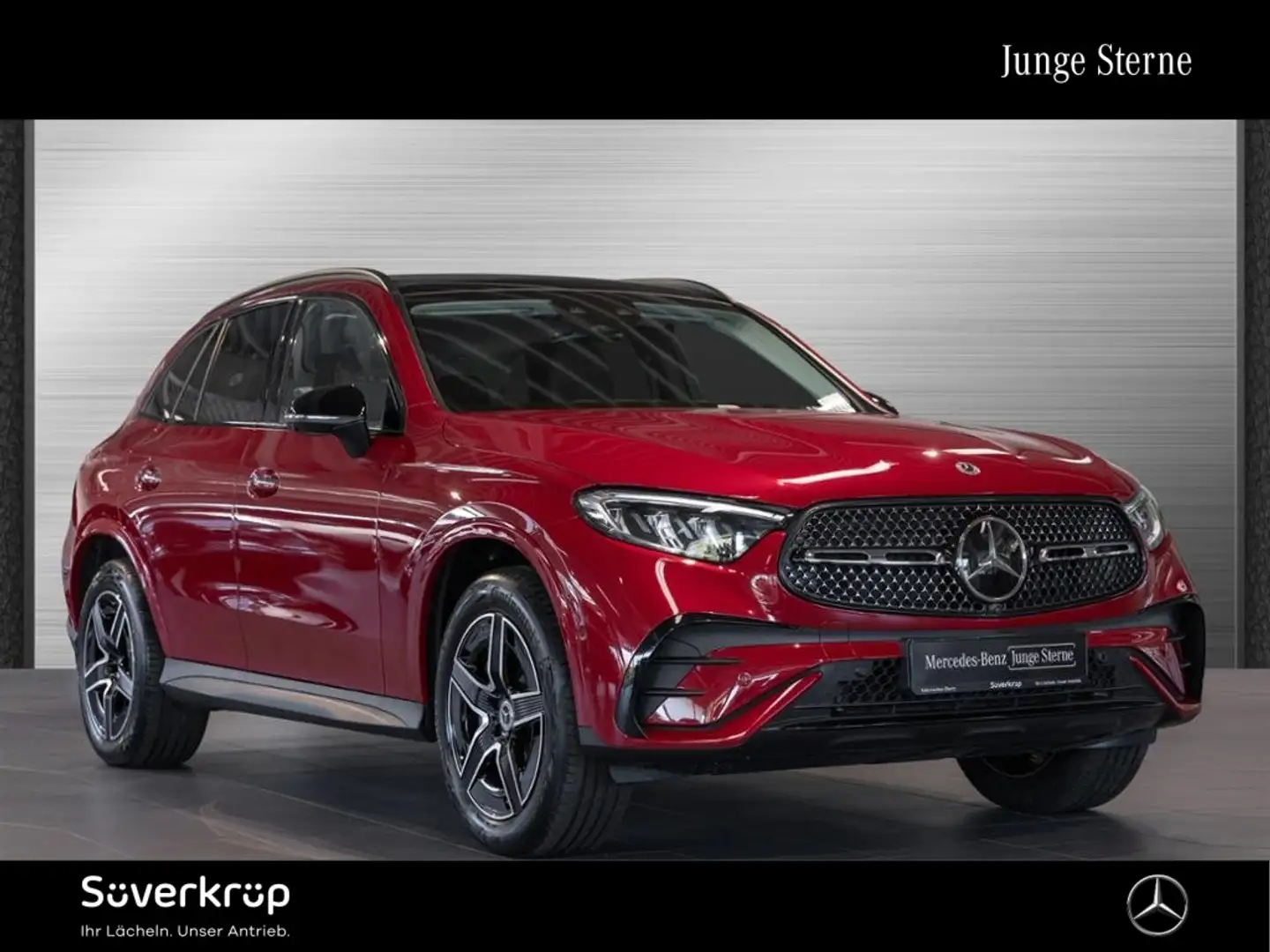Mercedes-Benz GLC 400 e 4M , AMG NIGHT DISTR SPUR PANO AHK Rot - 1