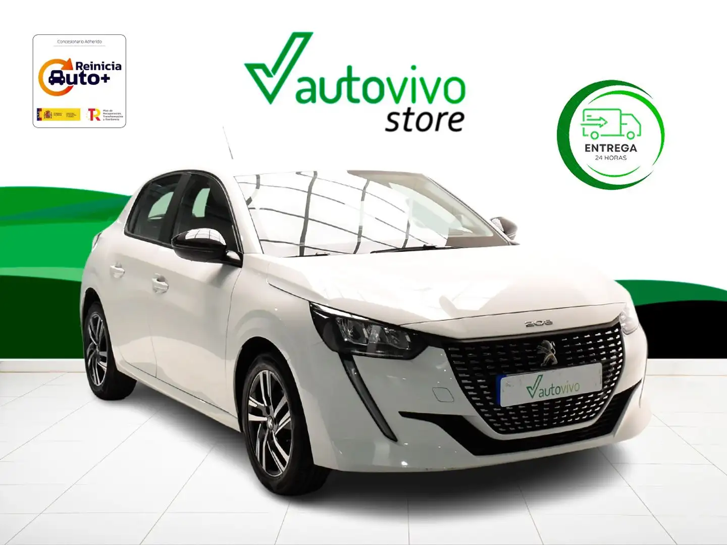 Peugeot 208 1.2 Puretech S&S Active 75 Blanc - 1