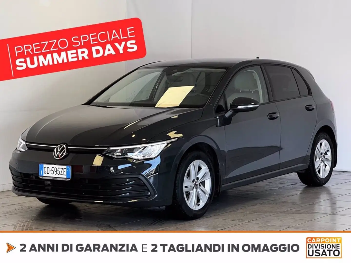 Volkswagen Golf 1.5 tgi life 130cv dsg Šedá - 1